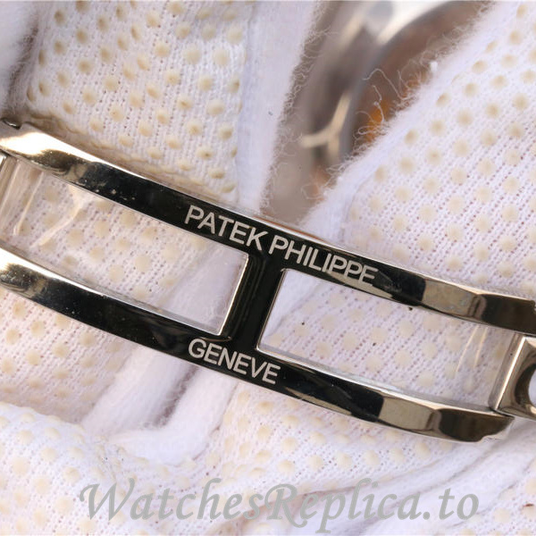 Patek Philippe Replica Nautilus Platinum strap 41MM - WatchesReplica.is