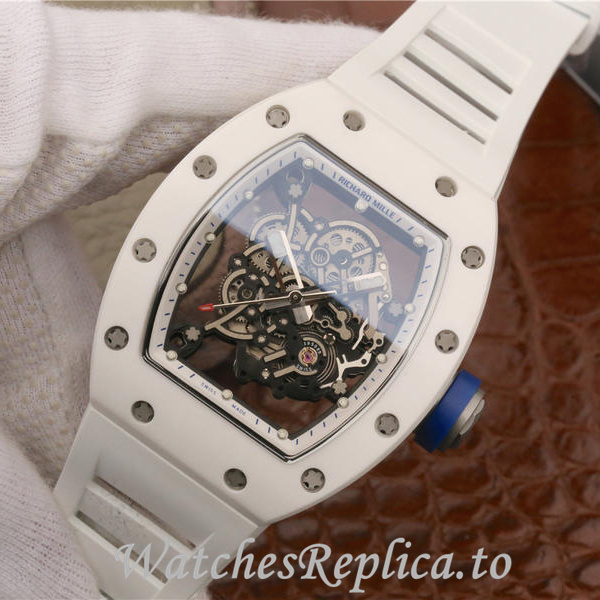 Richard Mille Replica RM055 Rubber strap 50MM - WatchesReplica.is