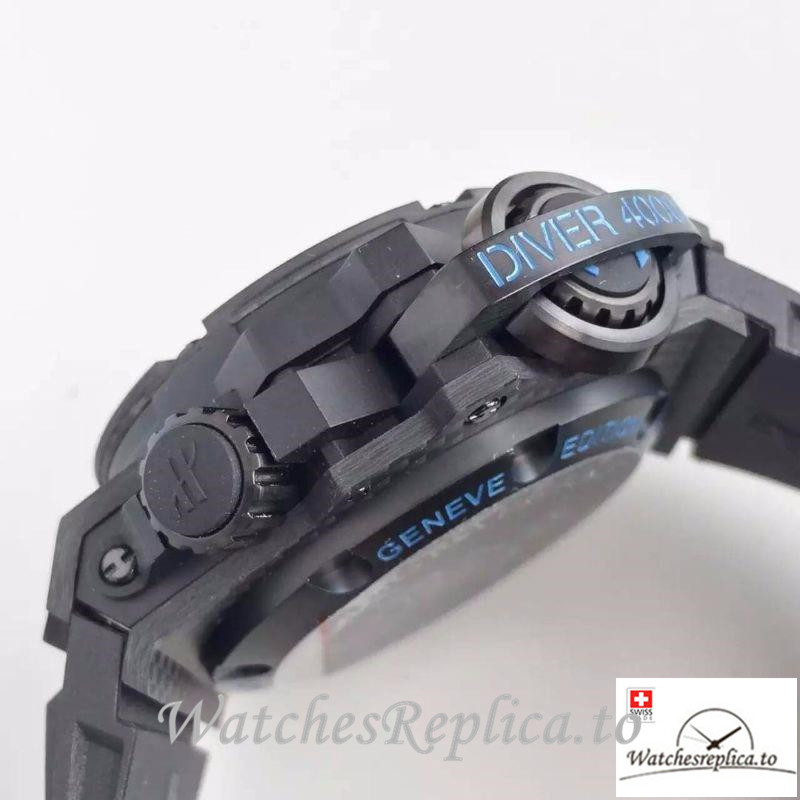 Swiss Hublot King Power Musee Oceanographic Replica 731.QX.1190.GR Black Strap 48MM - WatchesReplica.is