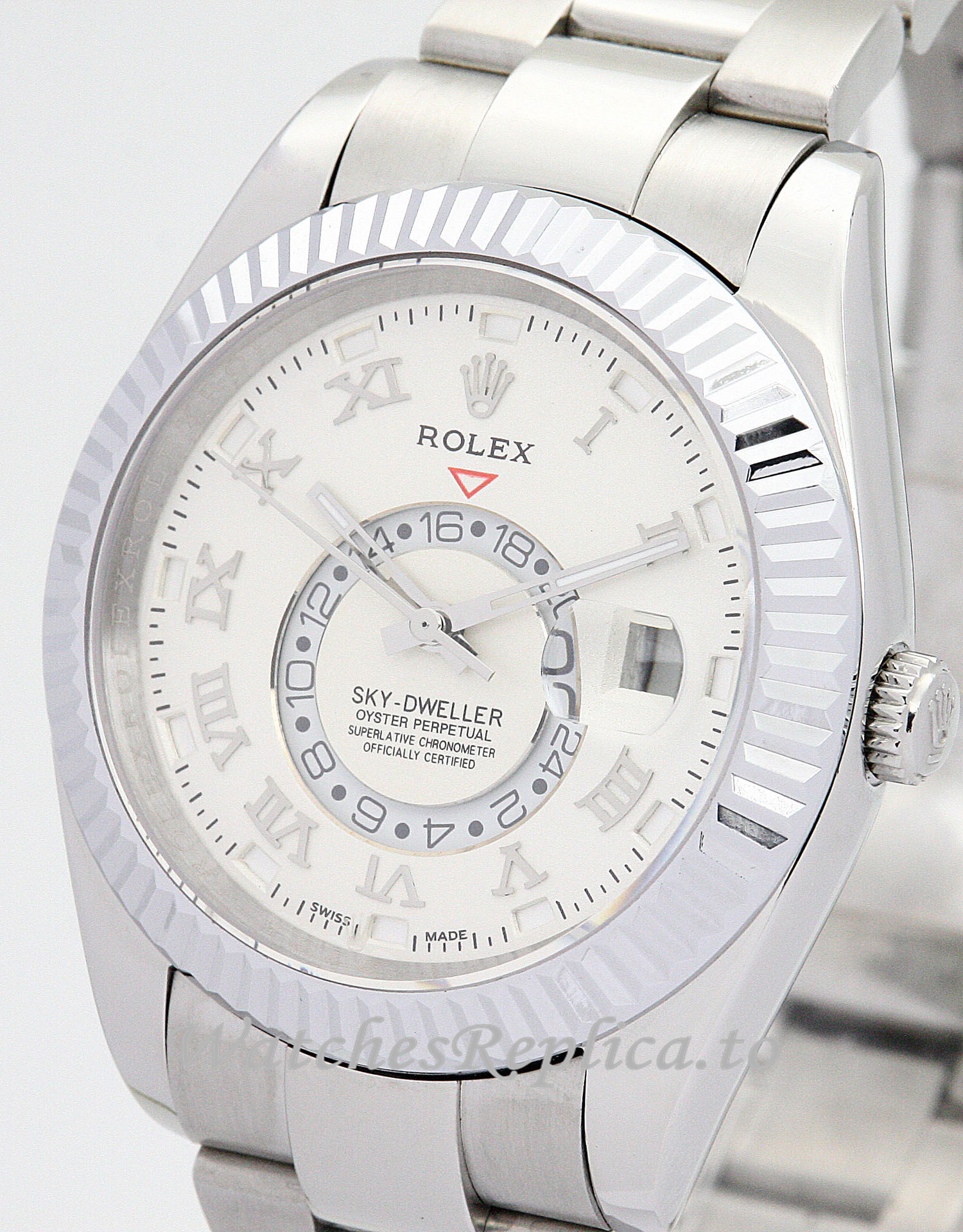 Rolex Sky Dweller White Dial 326938 42MM - WatchesReplica.is