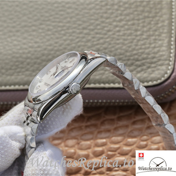 Swiss Rolex Datejust Replica 126200 Stainless steel strap 36MM - WatchesReplica.is