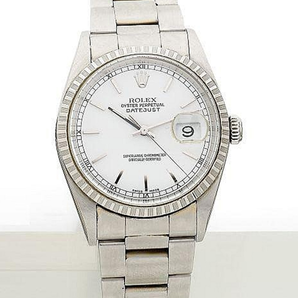 Rolex Replica Day-Date Silver Dial 118209 - WatchesReplica.is