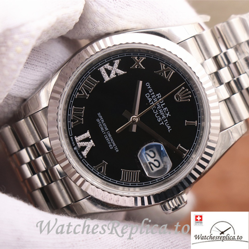 Swiss Rolex Datejust Replica 126233 Stainless steel strap 36MM - WatchesReplica.is