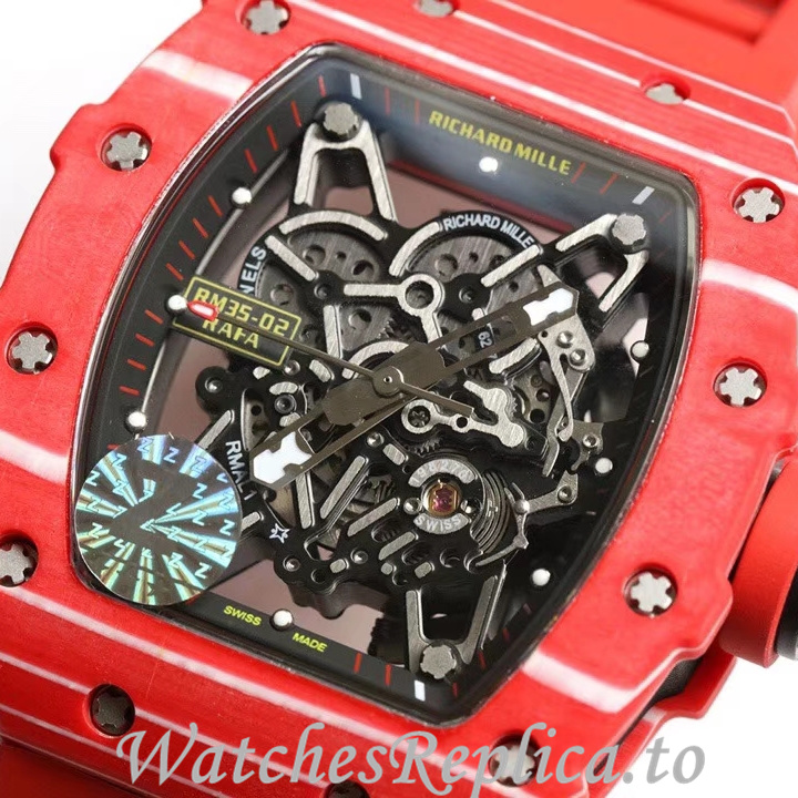 Richard Mille Replica RM35-02 Rubber strap 50MM - WatchesReplica.is