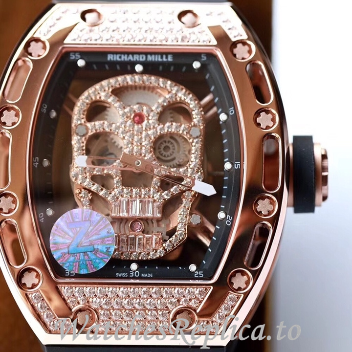 Richard Mille Replica RM052 Rubber strap 50MM - WatchesReplica.is
