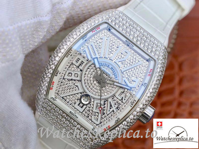 Swiss Franck Muller Vanguard Replica V45.SC.DT.D.NBR.CD.5N.NR 003 Number Markers 45MM×14MM - WatchesReplica.is