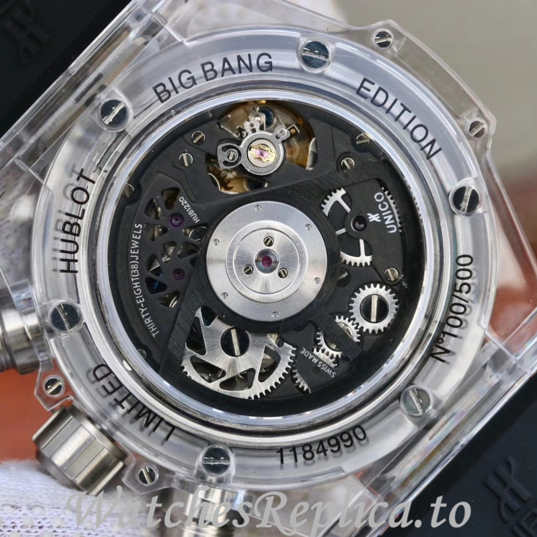 Hublot Replica 411.JX.4802.RT Rubber strap 45MM - WatchesReplica.is