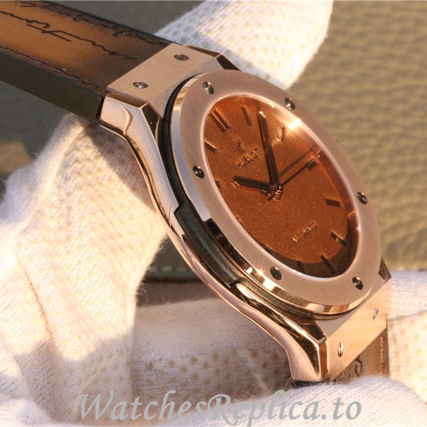 Hublot Replica 511.OX Leather strap 45MM - WatchesReplica.is