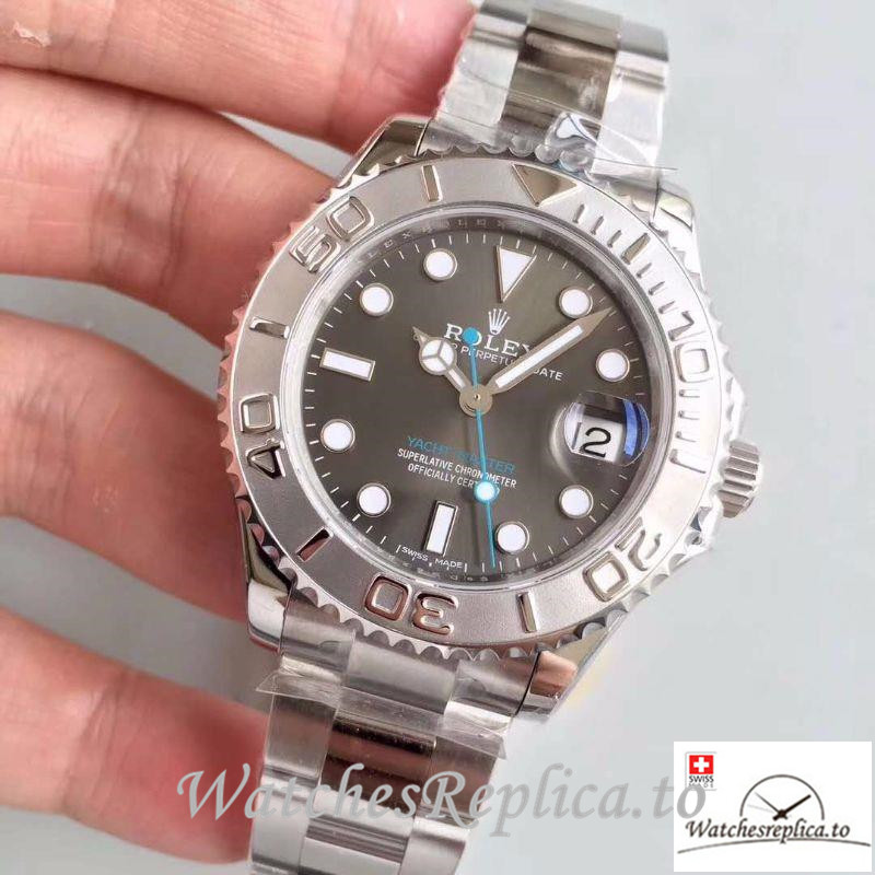 Rolex Yacht Master Replica 116622 Silver Bezel 40MM - WatchesReplica.is