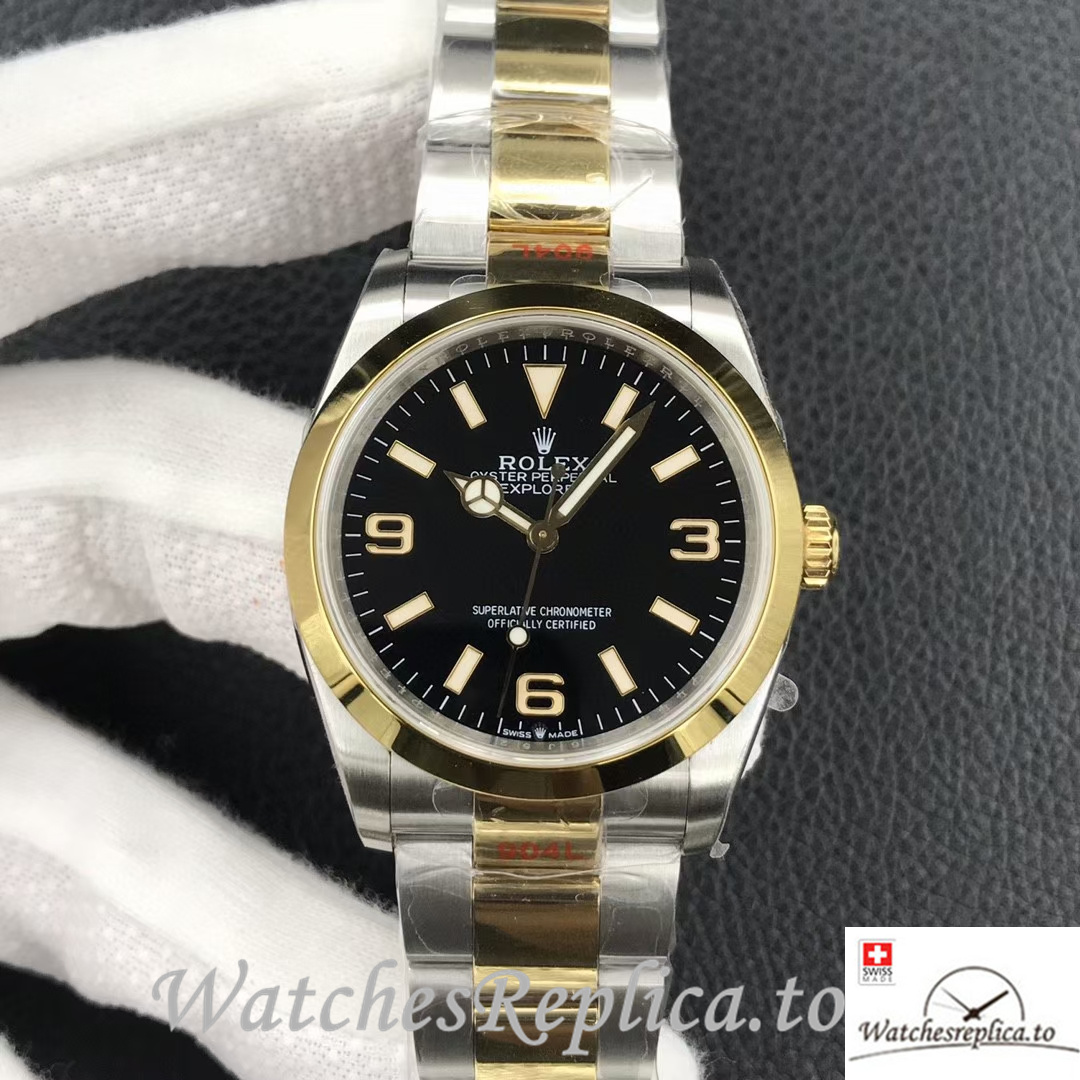 Swiss Rolex Explorer Replica 124273 Stainless steel strap 36MM - WatchesReplica.is