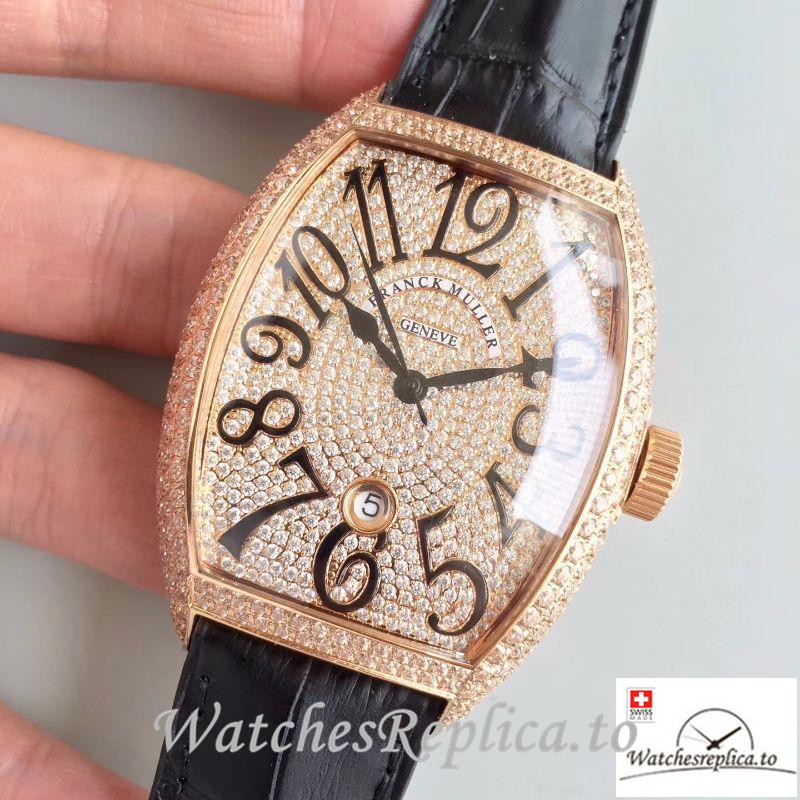 Swiss Franck Muller Replica 8880 SC DT 002 Black Strap 42 MM×46.5 MM - WatchesReplica.is
