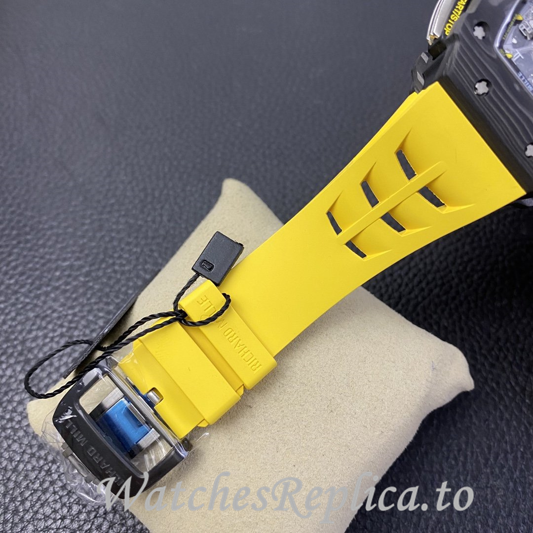 Richard Mille Replica RM-011 Rubber strap 50MM - WatchesReplica.is