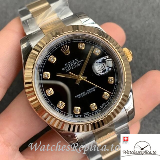 Swiss Rolex Datejust Replica 126333-0005 Stainless steel strap 41MM - WatchesReplica.is