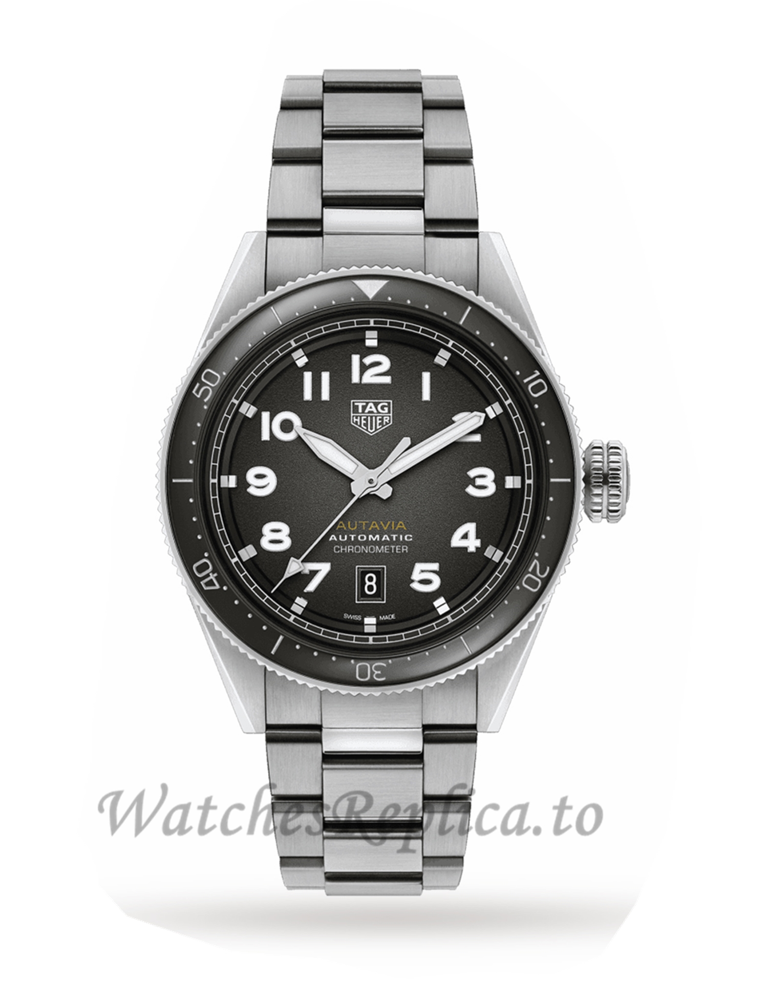 TAG Heuer Replica Autavia 42mm Mens Watch WBE5114.EB0173 - WatchesReplica.is