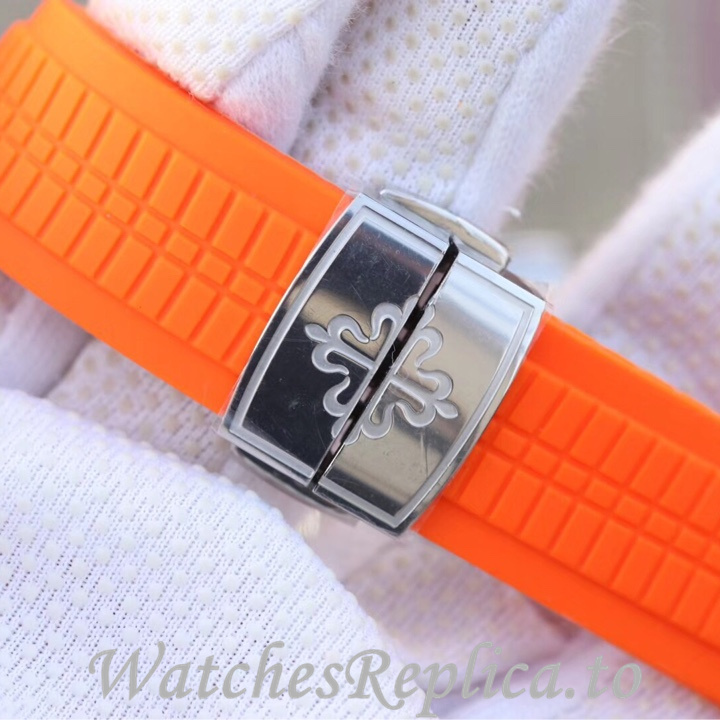 Patek Philippe Replica Aquanaut 5968A-001 Rubber strap 42.2MM - WatchesReplica.is