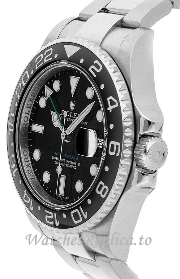 Fake Rolex Gmt-Master II Replica 116710LN Black Dial - WatchesReplica.is