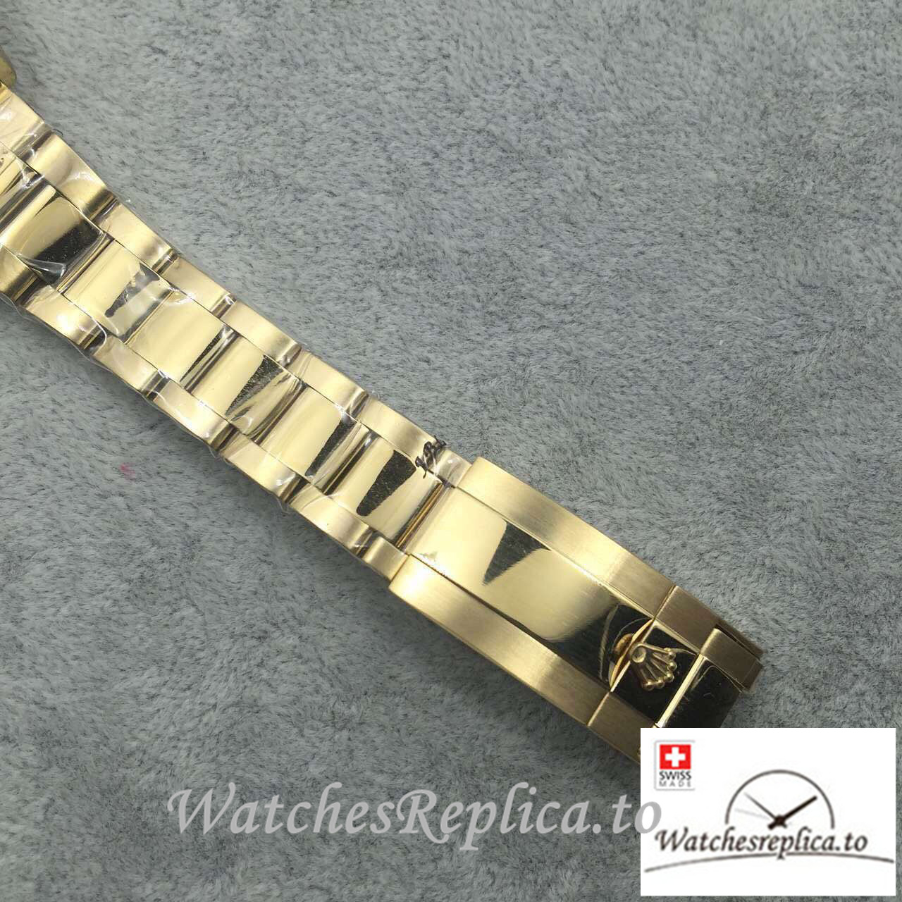 Swiss Rolex Daytona Replica 116528-8 Yellow Gold strap 40MM - WatchesReplica.is