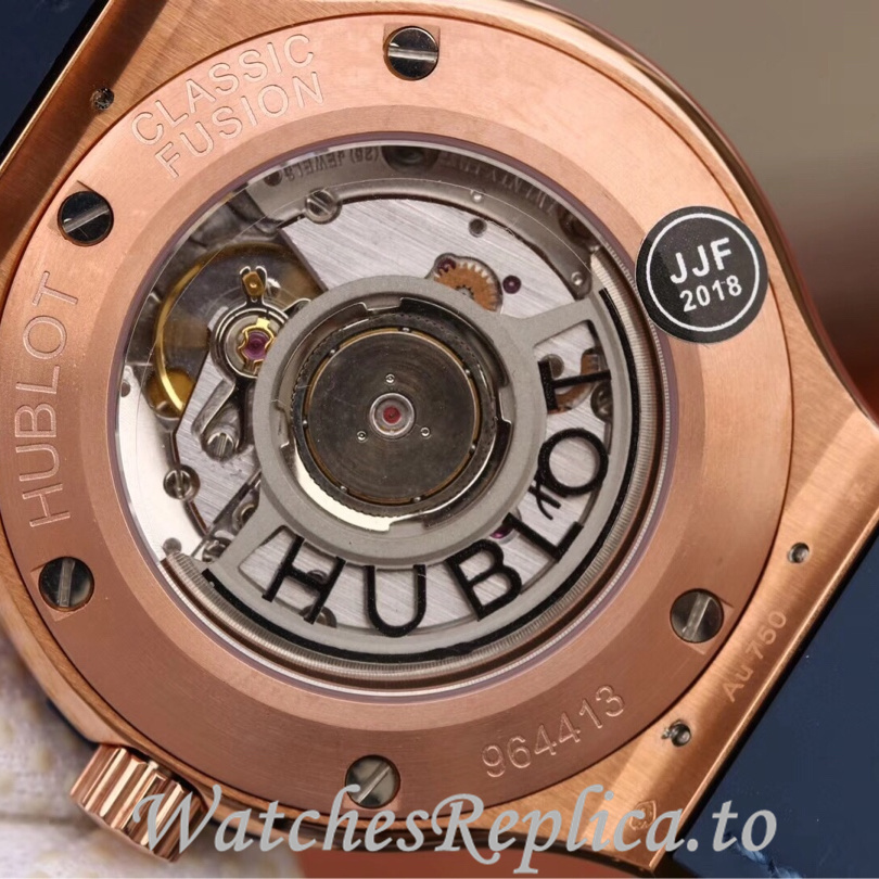 Hublot Replica 511.zp Leather strap 42MM - WatchesReplica.is