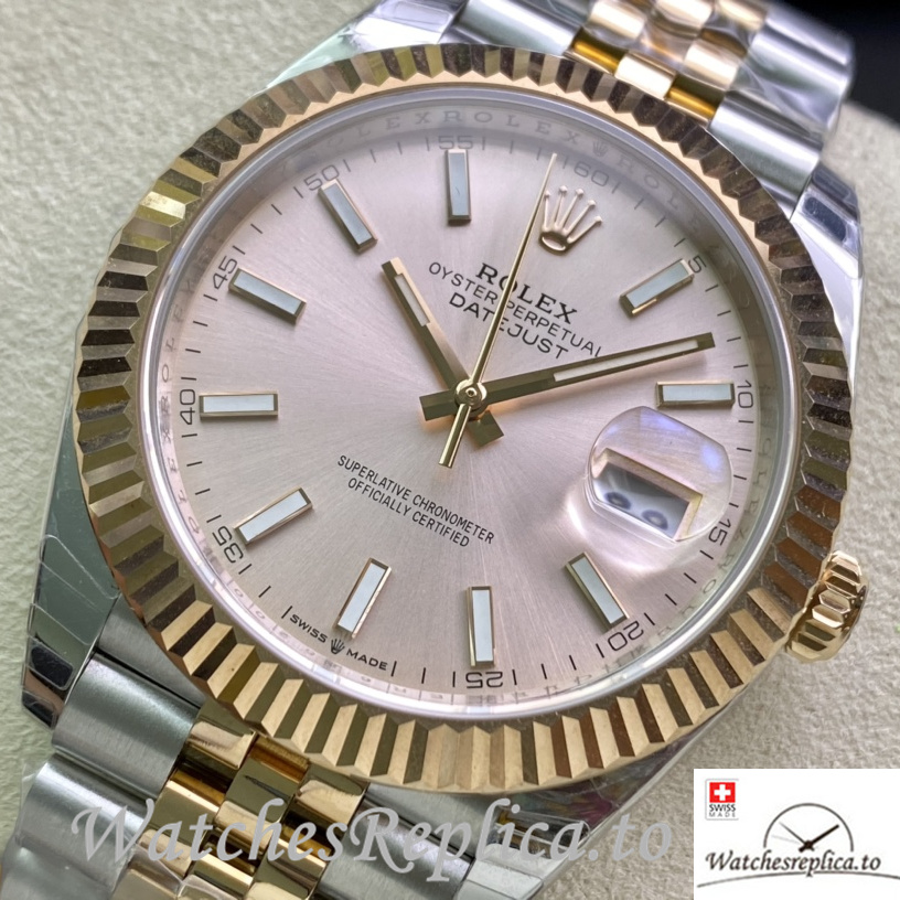 Swiss Rolex Datejust Replica 126333 Stainless steel strap 41MM - WatchesReplica.is