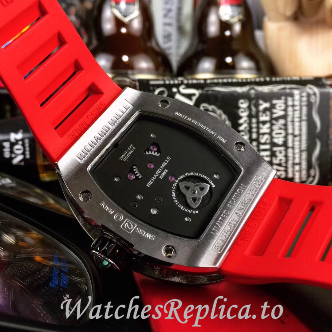 Richard Mille Replica RM26-01 Rubber strap 50MM - WatchesReplica.is
