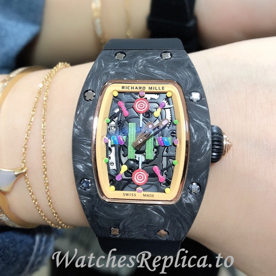 Richard Mille Replica RM37-01 Rubber strap 52.65x34.40MM - WatchesReplica.is