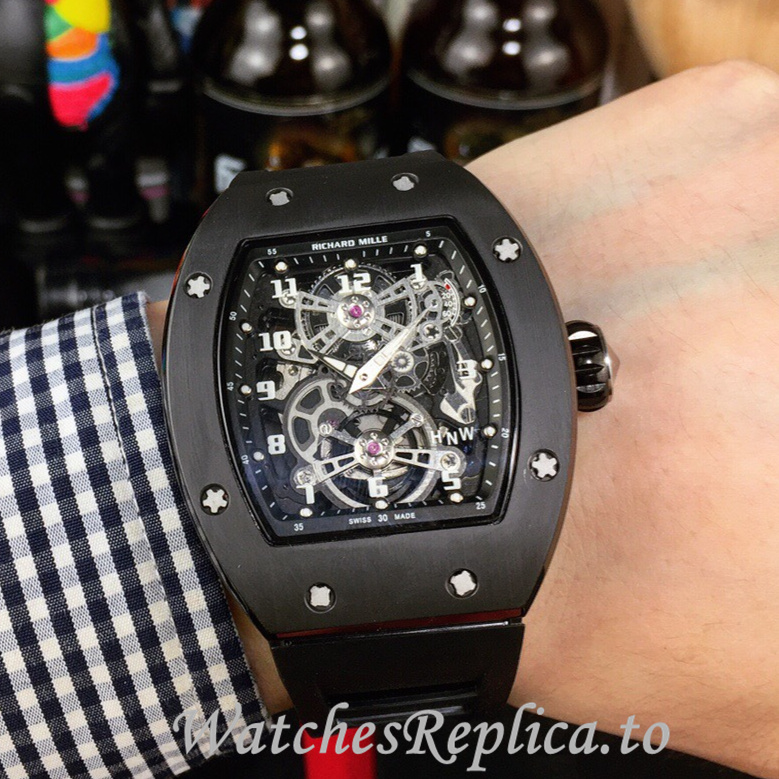 Richard Mille Replica RM17-01 Rubber strap 50MM - WatchesReplica.is