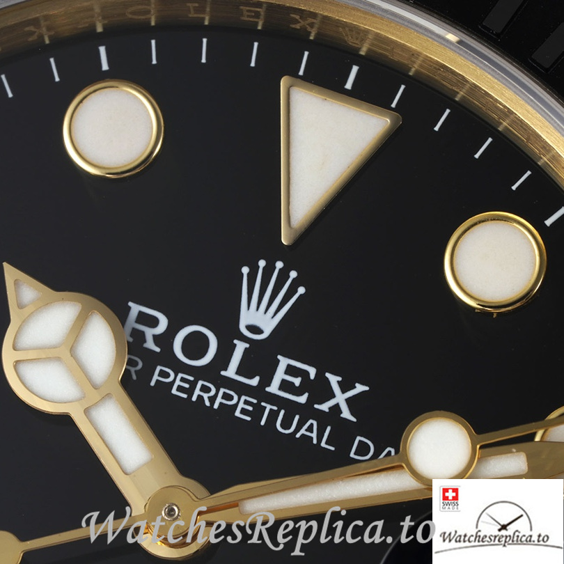 Swiss Rolex Yacht Master 226658 Replica Rubber strap 42MM Yellow Gold Case - WatchesReplica.is