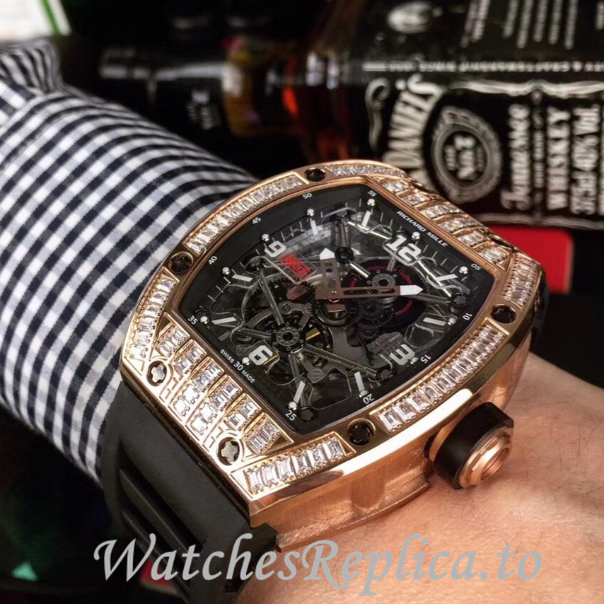 Richard Mille Replica RM012 Rubber strap 50MM - WatchesReplica.is