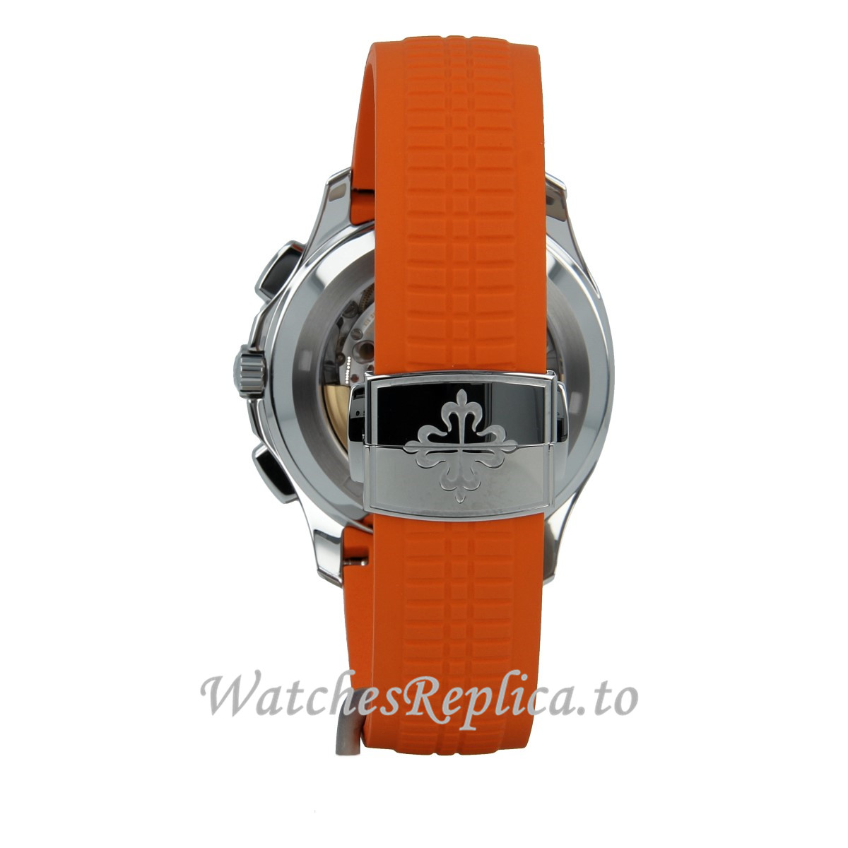 Replica Patek Philippe Aquanaut Chronograph 5968A Orange Watch - WatchesReplica.is