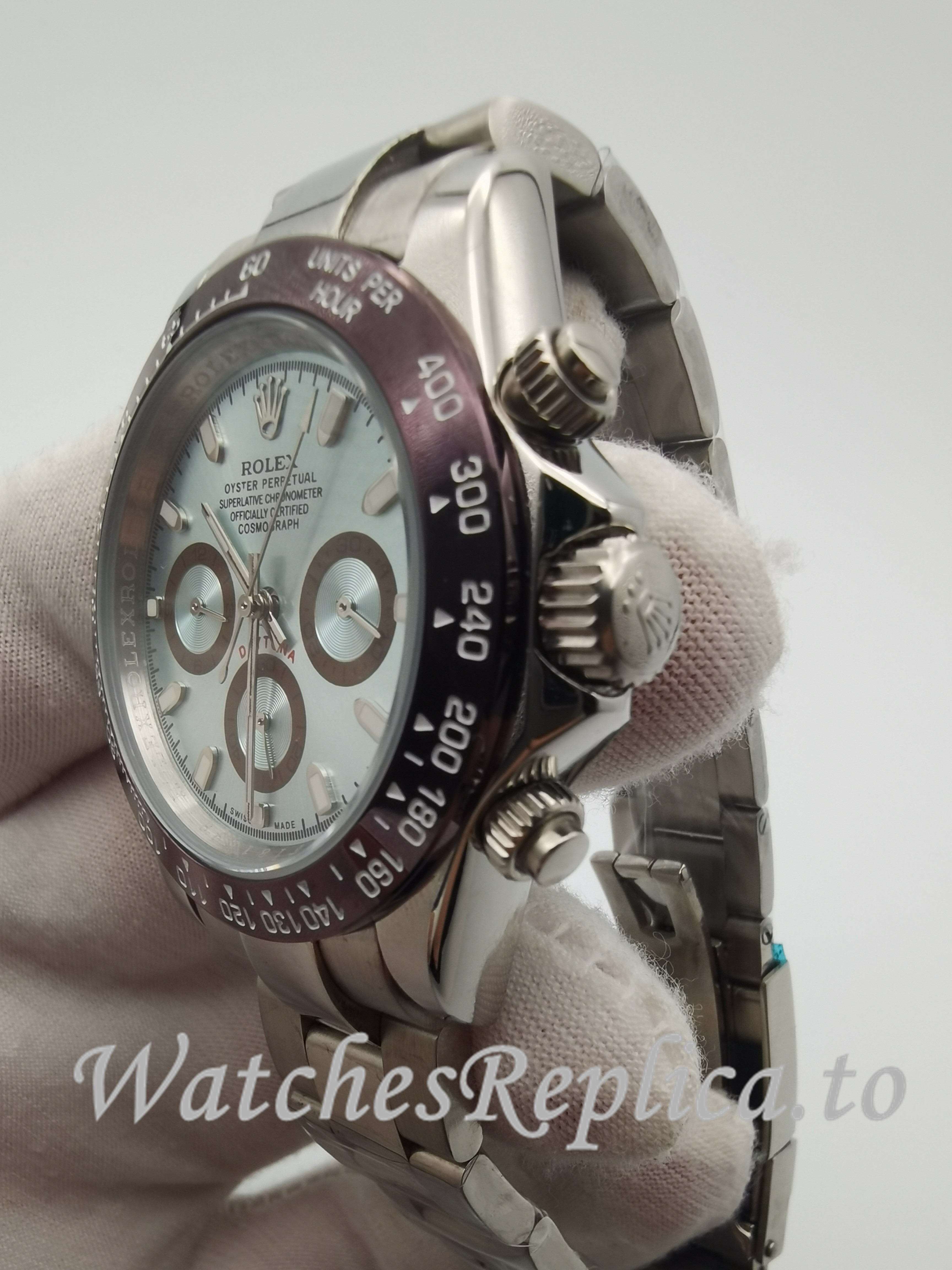 Swiss Rolex Daytona Cosmograph Replica 116506 Silver Strap 40MM - WatchesReplica.is