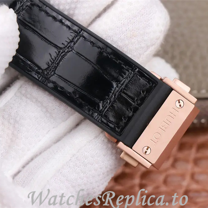 Hublot Replica MASTERPIECE Series Leather strap 45MM - WatchesReplica.is