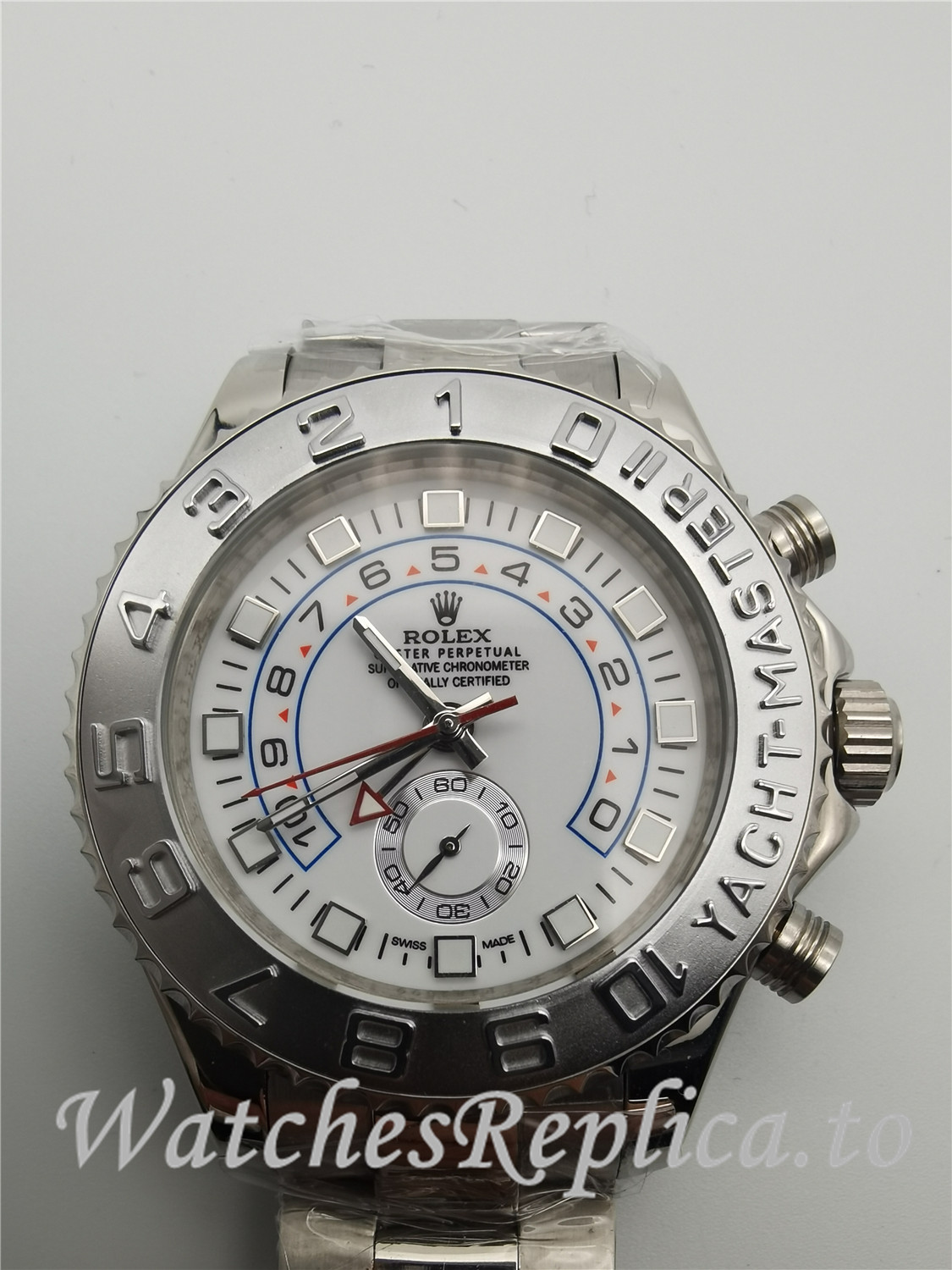 Rolex Yacht-Master II White Dial 116689 - WatchesReplica.is