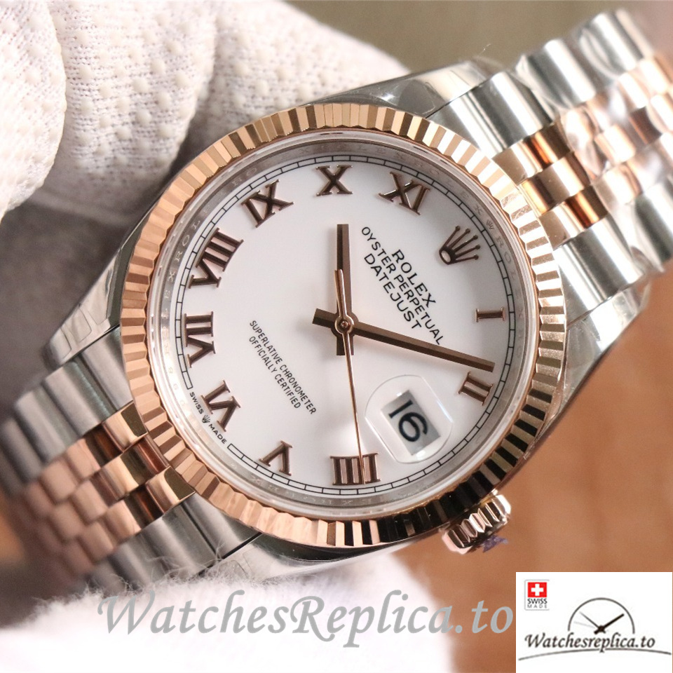 Swiss Rolex Datejust Replica 126233 Stainless steel strap 36MM - WatchesReplica.is