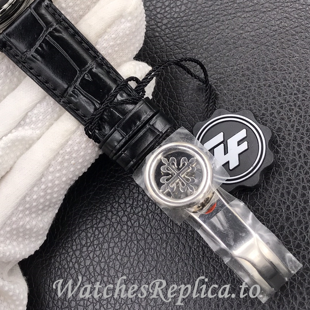 Patek Philippe Replica Calatrava 5153 Leather strap 38MM - WatchesReplica.is