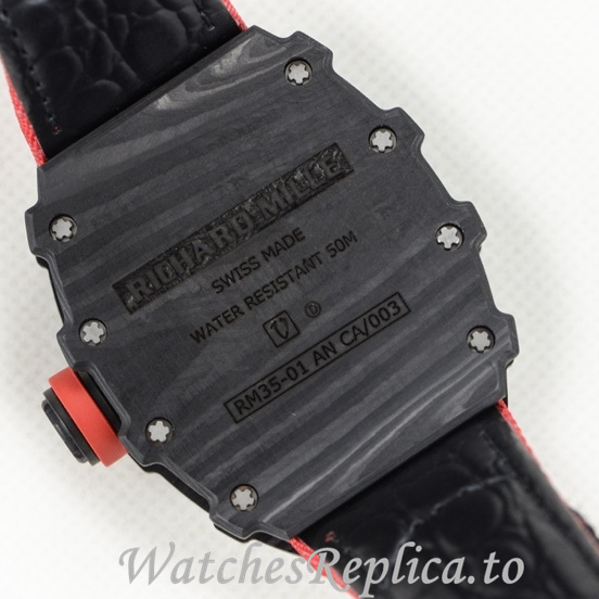 Richard Mille Replica RM35-01 Canvas strap 50MM - WatchesReplica.is