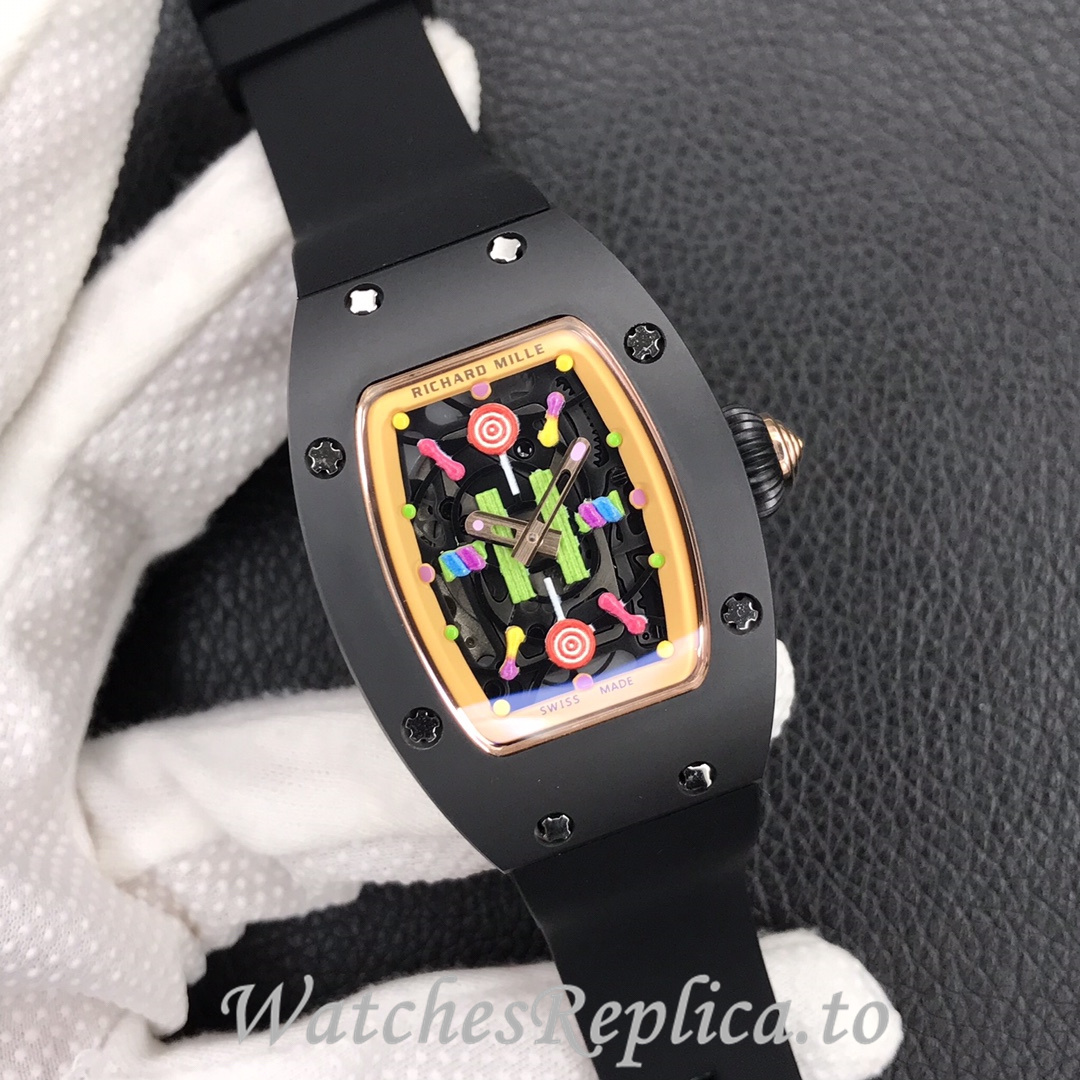 Richard Mille Replica RM-07 Rubber strap 50MM - WatchesReplica.is