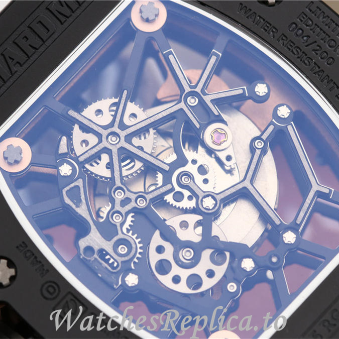 Richard Mille Replica RM035 Rubber strap 50MM - WatchesReplica.is