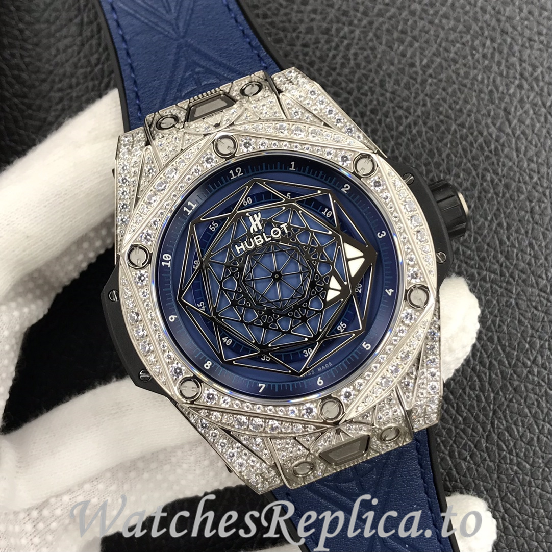 Hublot Replica Big Bang Series Tattoo Rubber strap 45MM - WatchesReplica.is