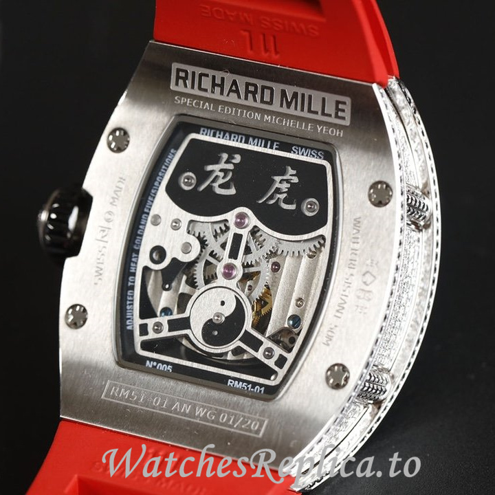Richard Mille Replica RM51-01 Rubber strap 50MM - WatchesReplica.is
