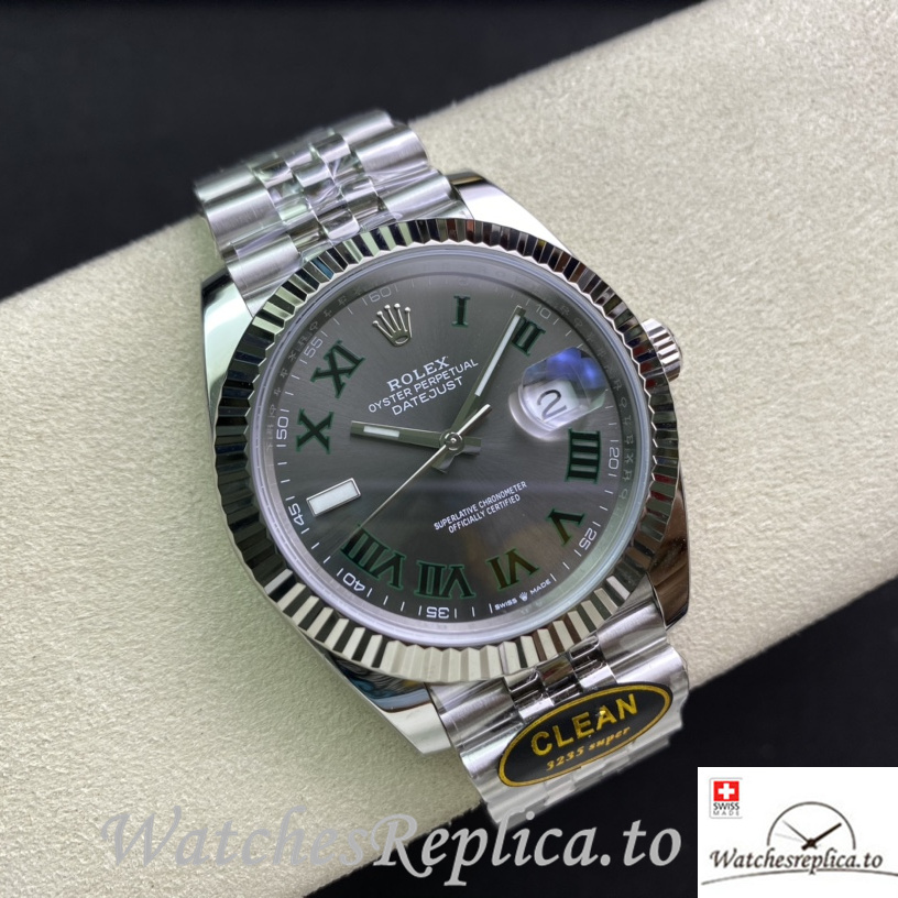 Swiss Rolex Datejust m126334-022 Replica Stainless steel strap 41MM - WatchesReplica.is