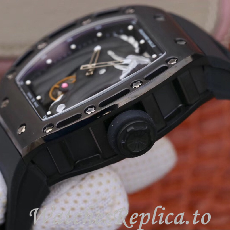 Richard Mille Replica RM52-02 Rubber strap 50MM - WatchesReplica.is