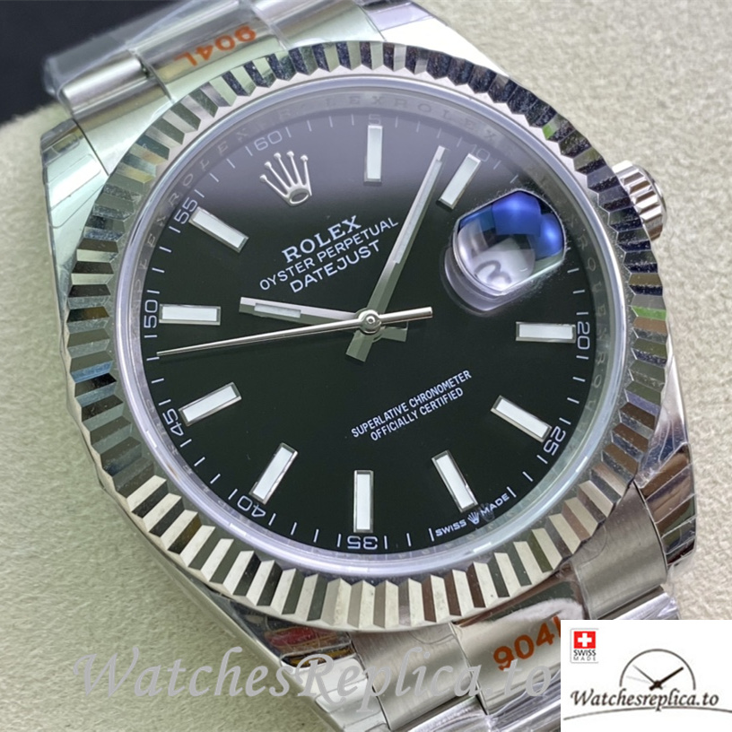Swiss Rolex Datejust Replica 126331 Stainless steel strap 41MM - WatchesReplica.is