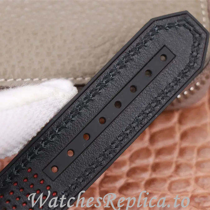 Hublot Replica MASTERPIECE Series Leather strap 45MM - WatchesReplica.is