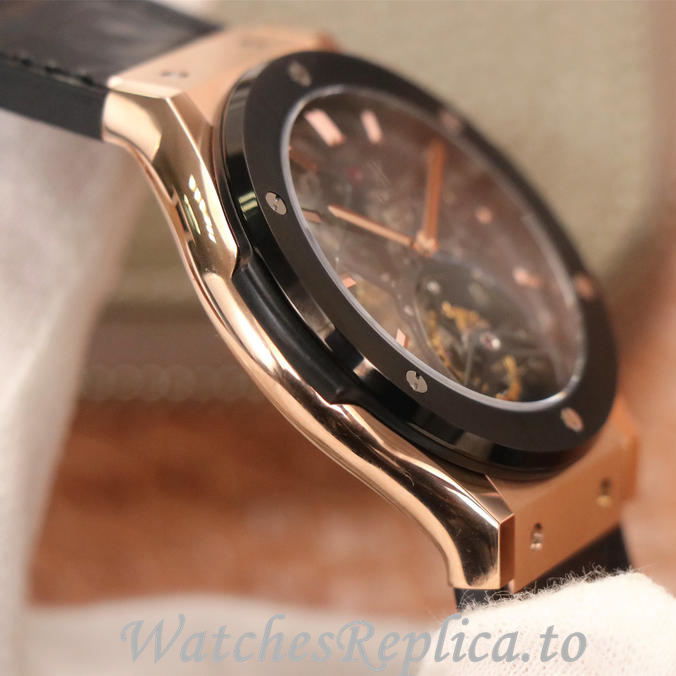 Hublot Replica Classic Fusion Series Leather strap 45MM - WatchesReplica.is