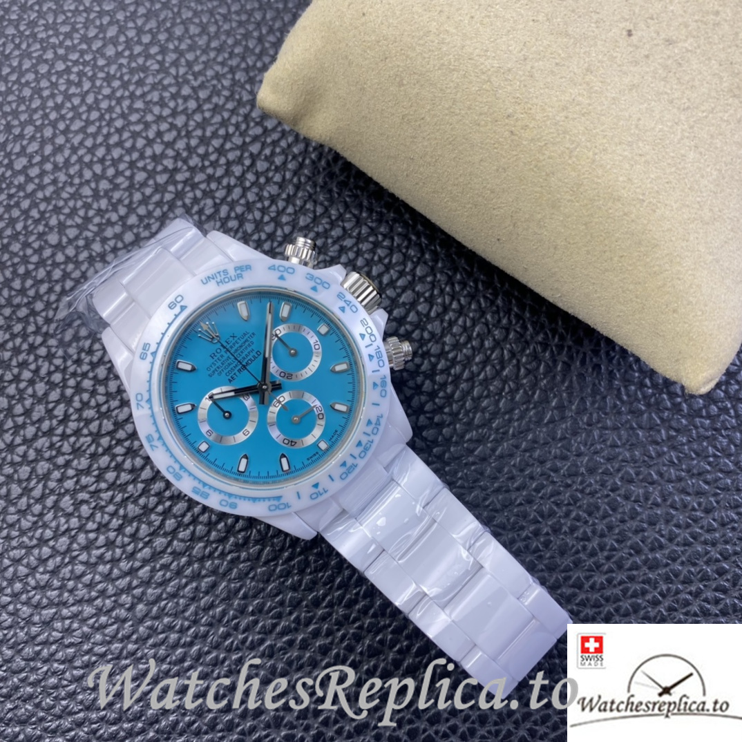 Swiss Rolex Daytona Replica Ceramics strap 40MM - WatchesReplica.is