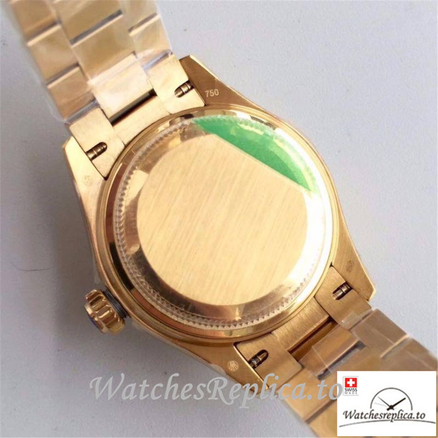 Swiss Rolex Datejust Replica 279138 Yellow Gold Dial 28MM - WatchesReplica.is
