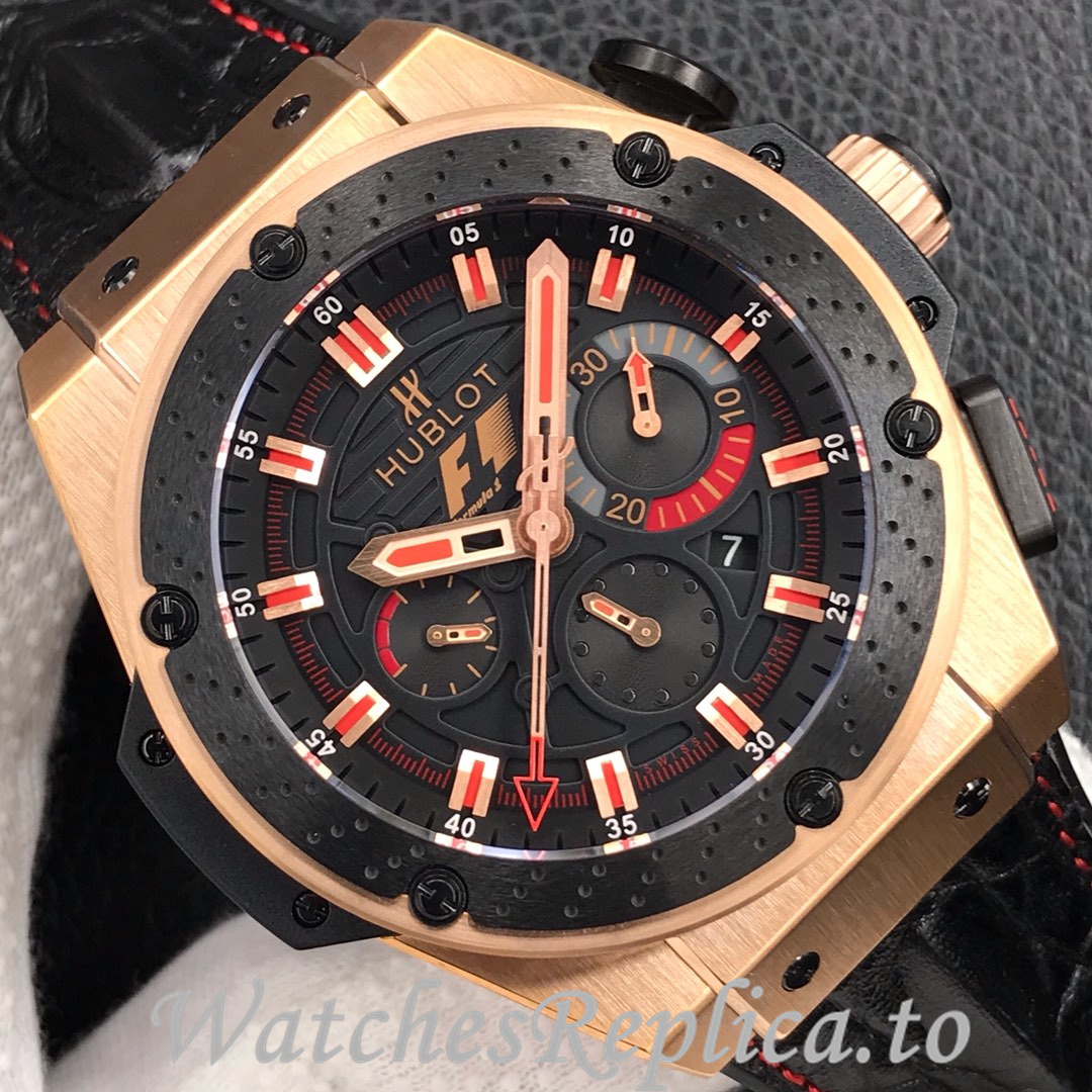 Hublot Replica King Power F1 Rubber strap 45MM - WatchesReplica.is