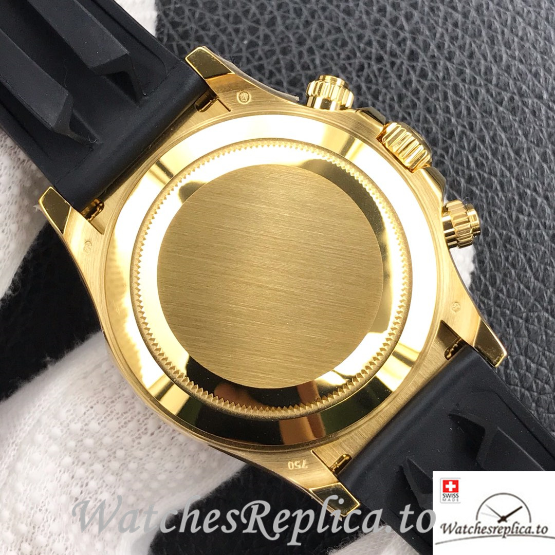 Swiss Rolex Daytona Replica 116518LN Rubber strap 40MM - WatchesReplica.is