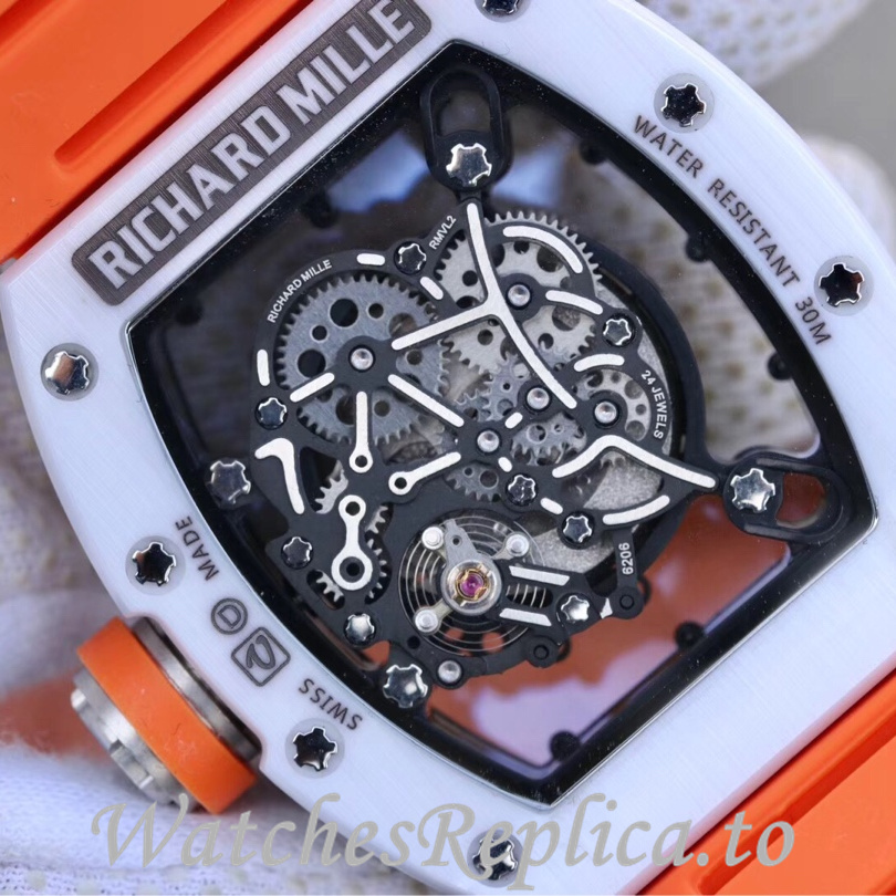 Richard Mille Replica RM055 Rubber strap 50MM - WatchesReplica.is