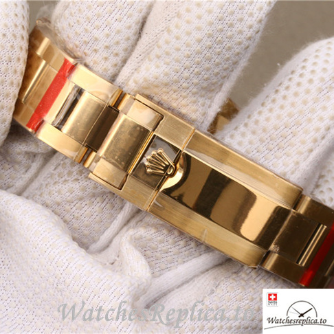 Swiss Rolex Daytona 116508 Yellow Gold strap 40MM - WatchesReplica.is